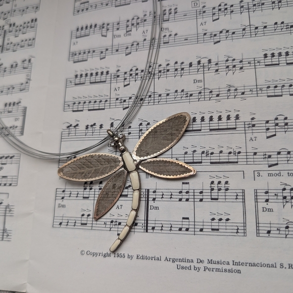 Dragonfly Pendant Necklace - Picture 3 of 7
